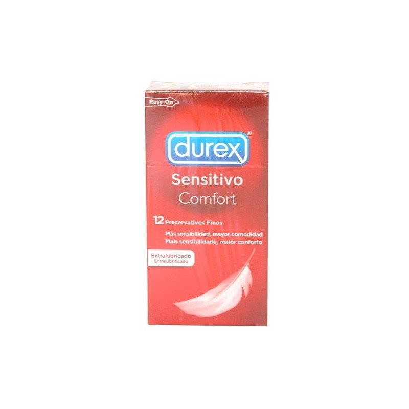 Preserva.durex sensitivo easy on 12 uds. Durex - 1