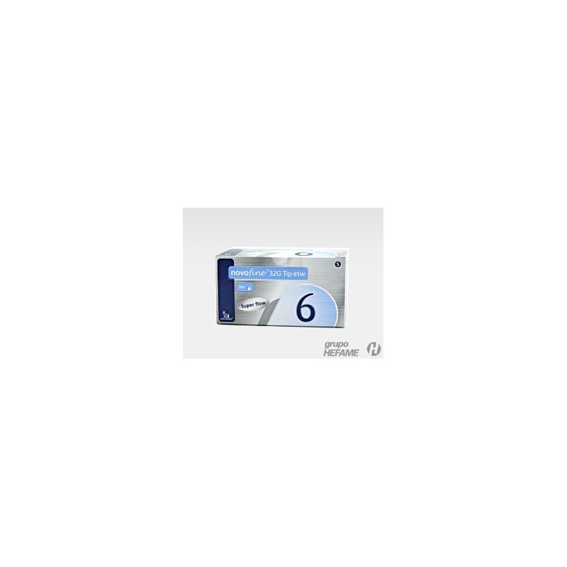 Agujas novofine 32g 0,23/0,25x6mm 100uds Novofine - 1