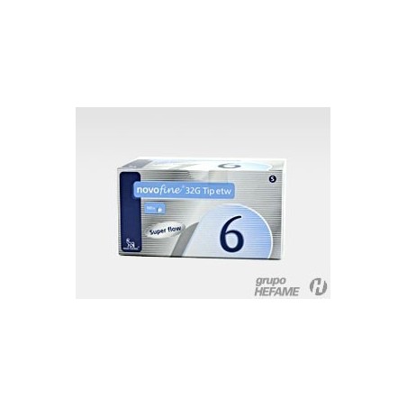 Agujas novofine 32g 0,23/0,25x6mm 100uds Novofine - 1