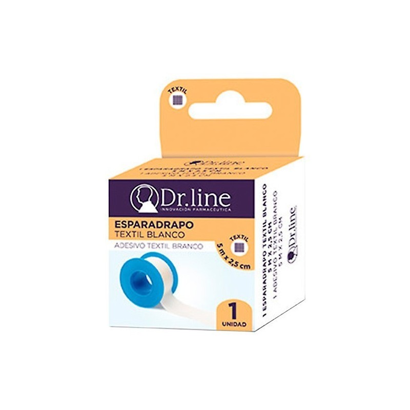 Dr line esparadrapo tela blanco 5mx2,5cm Dr.Line - 1