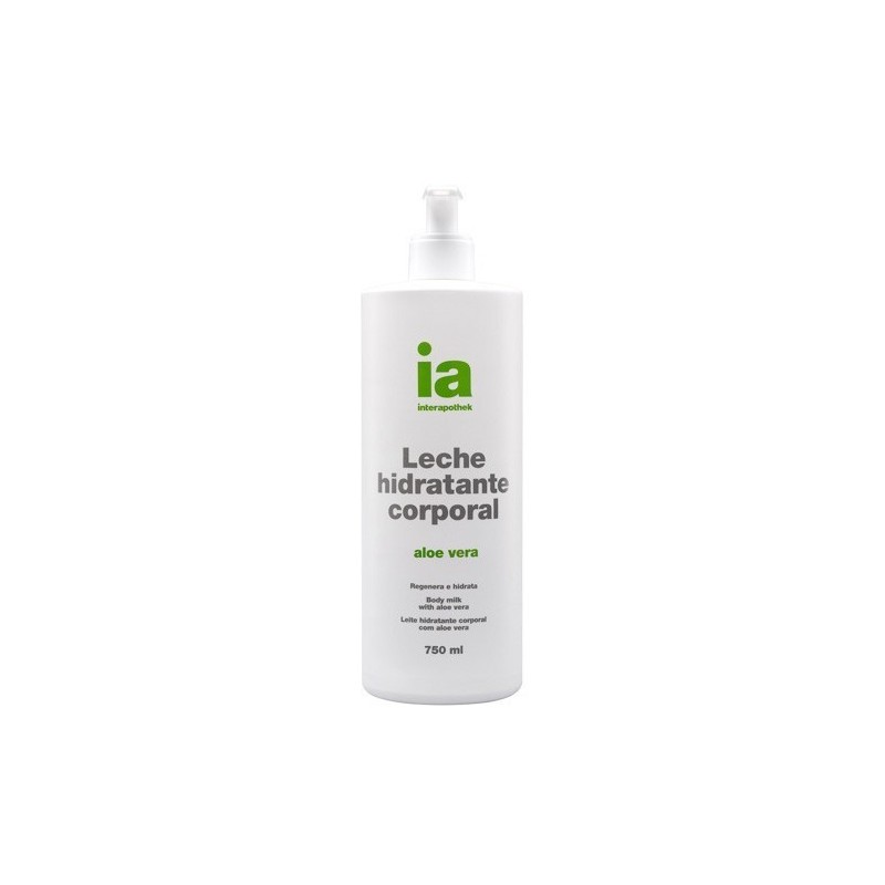 Interapothek leche hidratante corporal aloe 750 ml con dosificador Interapothek - 1