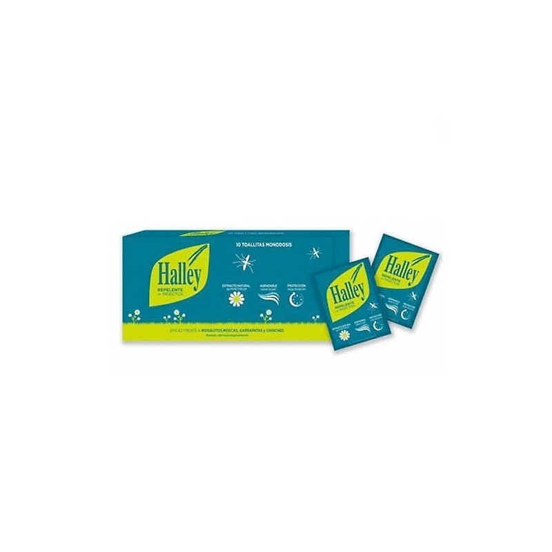 Halley repelente insectos toallitas 10 u Halley - 1