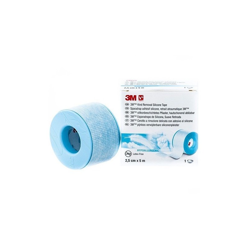 Esparadrapo silicona hipoaler 3m 5mx2,5c 3M - 1