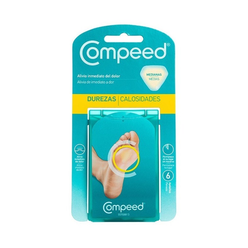Compeed durezas mediano 6 apositos Compeed - 1