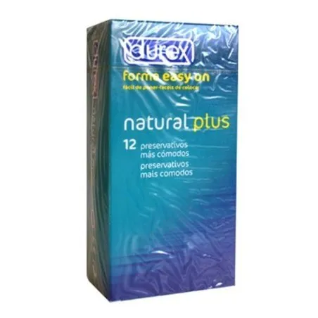 Preserva.durex natural plus easy on 12u. Durex - 1