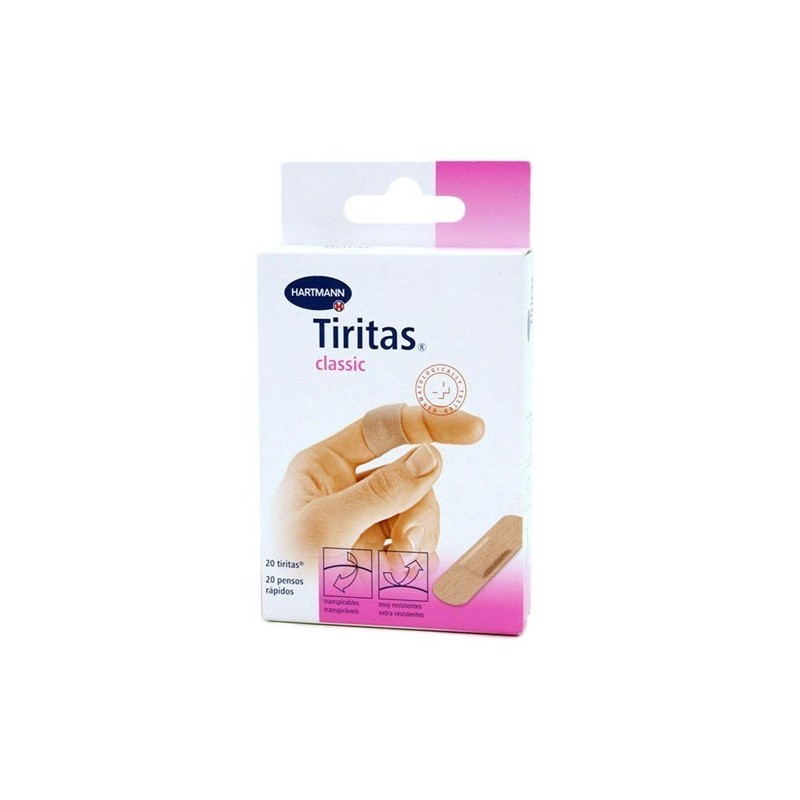 Tiritas classic 19x72 mm. 20 uds. Hartmann - 1