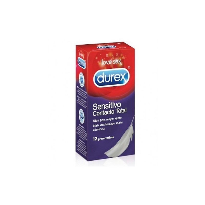Durex preservativo durex contacto total 12 und Durex - 1