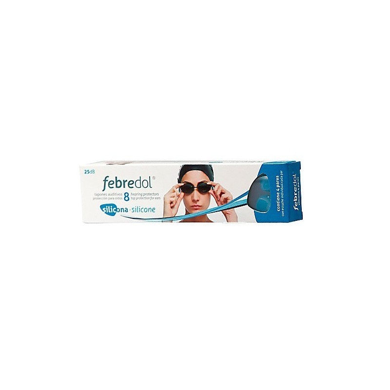 Febredol tapones oído silicona 8uds Febredol - 1