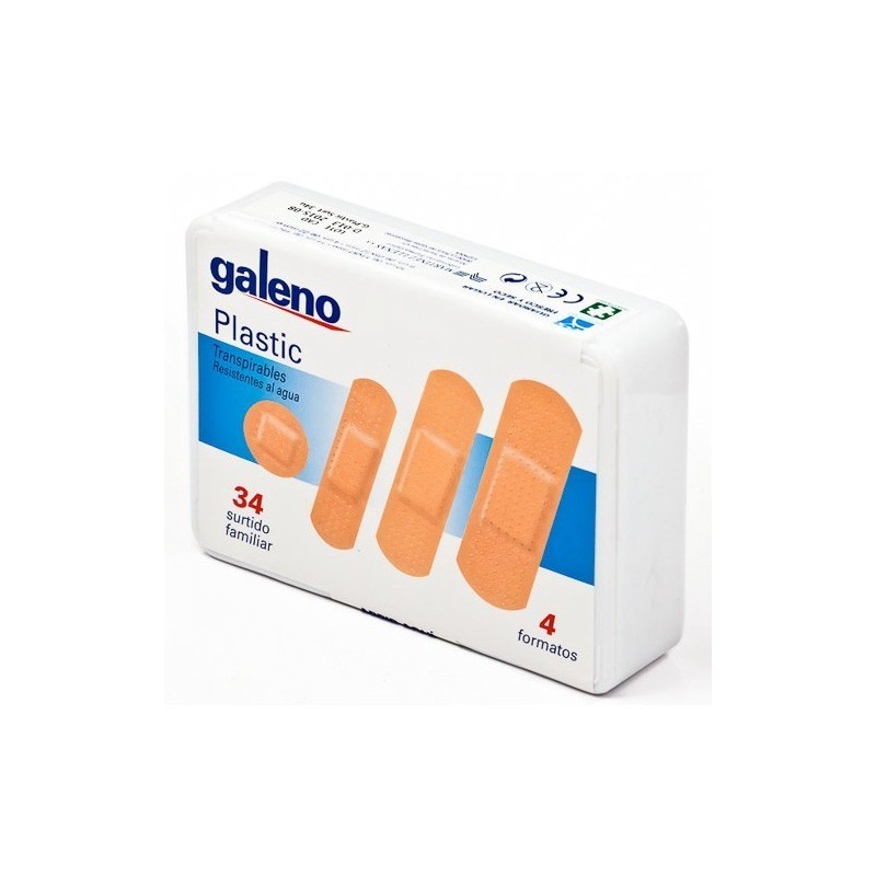 Tiras galeno adhes.plasti 34 und.surtido Galeno - 1