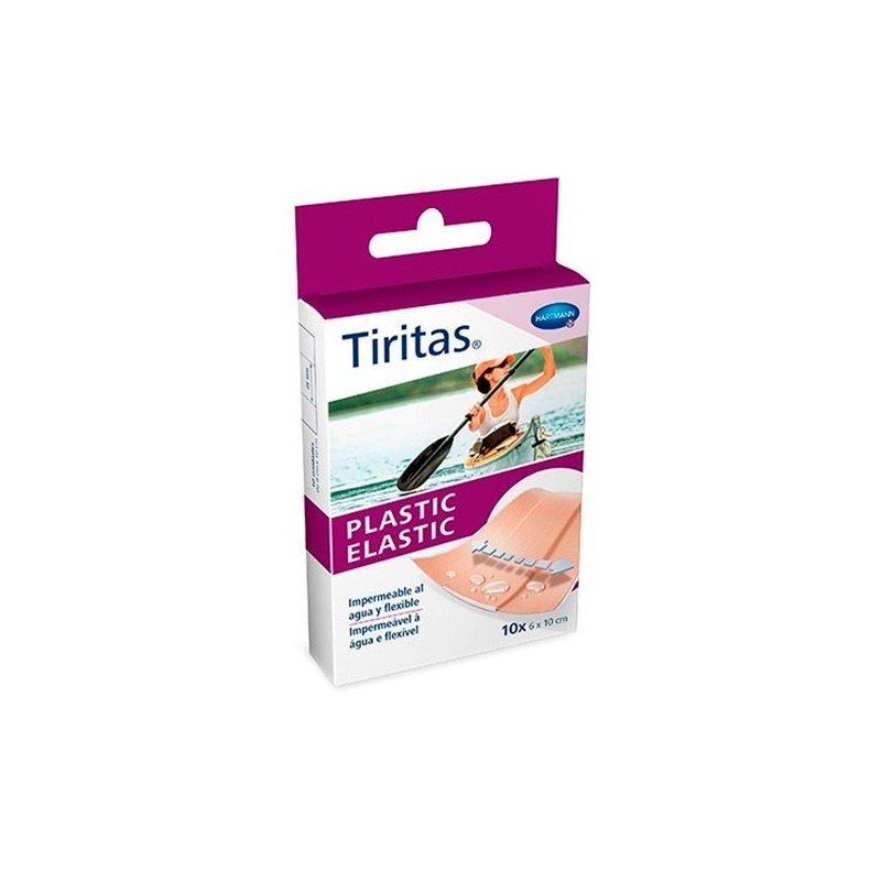 Hartmann tiritas plastic elástic 6x10 cm 10uds Hartmann - 1