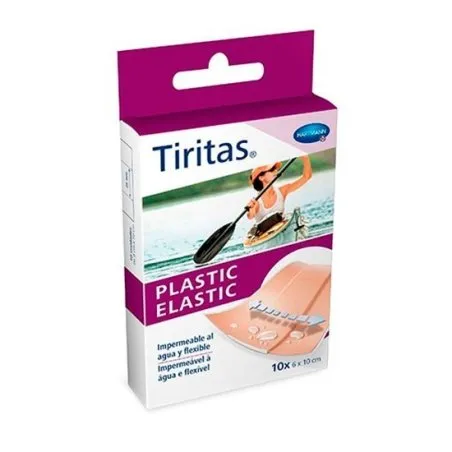 Hartmann tiritas plastic el&aacute;stic 6x10 cm 10uds Hartmann - 1