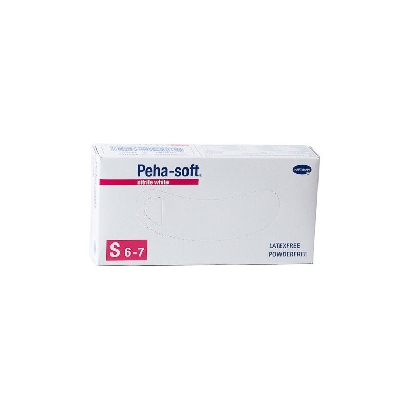 Guantes peha-soft nitrilo blanco t/p 100 Peha-Soft - 1