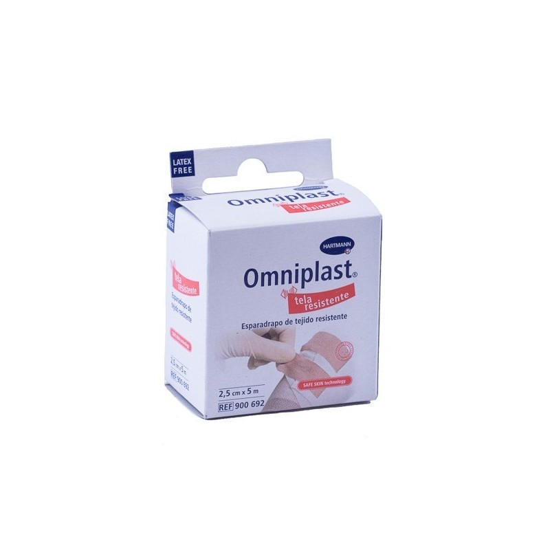 Esparadrapo omniplast tela rosa 5mx2,5cm Omniplast - 1