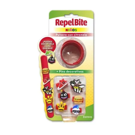 Repel bite ni&ntilde;os pulsera + pins decorativos Repel Bite - 1