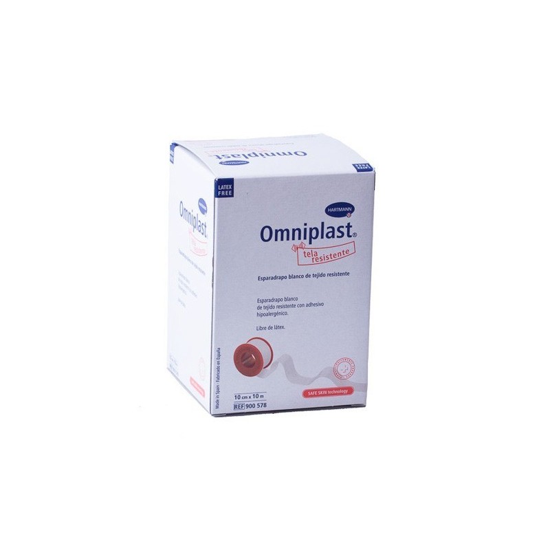 Hartmann omniplast esparadrapo tela blanco 10x10c Omniplast - 1