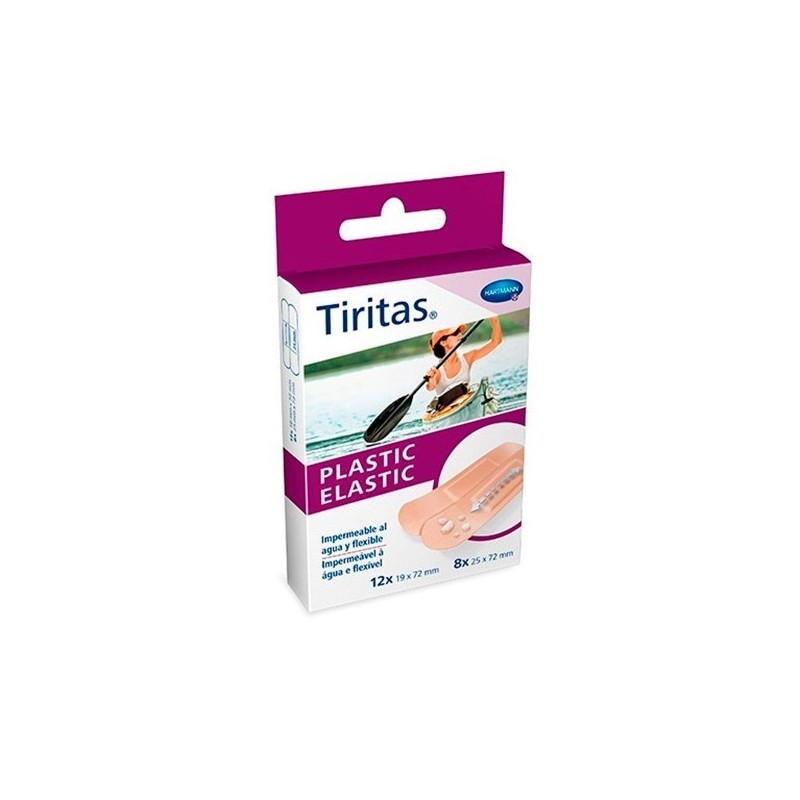 Hartmann tiritas plastic elástic 2 tamaños 20uds Hartmann - 1