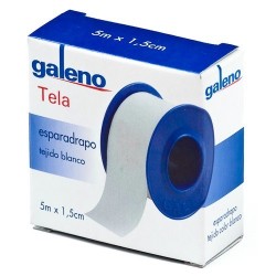 Esparadrapo galeno tela blanco 5x1,5cm. Galeno - 1