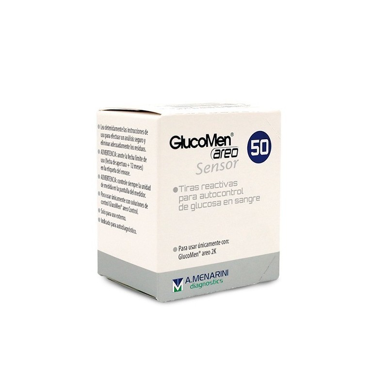 Glucomen areo sensor glucosa 50 tiras Glucomen - 1