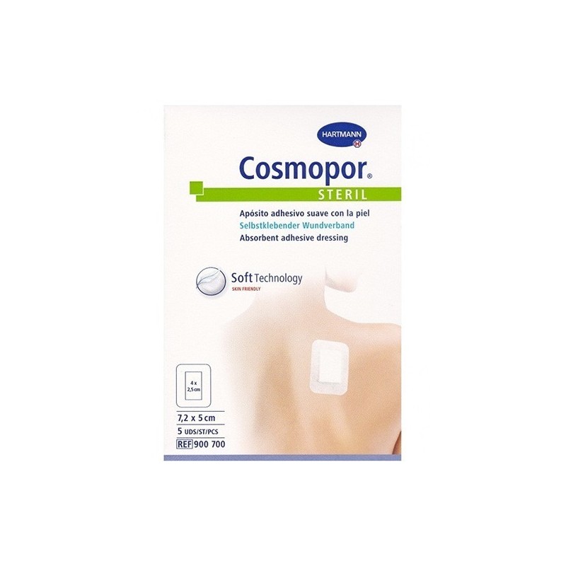 Cosmopor steril 7,2 x 5 cm 5 uds Cosmopor - 1