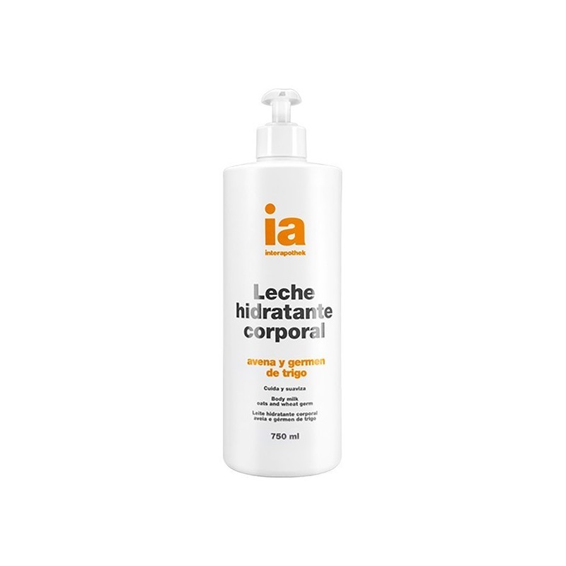 Interapothek leche hidratante corporal avena 750ml con dosificador Interapothek - 1