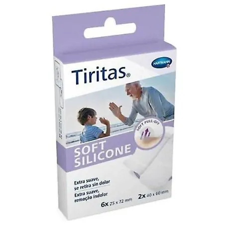 Hartmann tiritas soft silicone 2 tama&ntilde;os 8 und Hartmann - 1