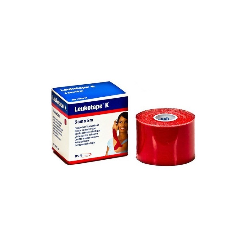 Leukotape k rojo 5cmx5m Leukotape - 1