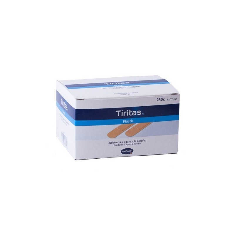 Tiritas plastic 19x72mm 250 uds Hartmann - 1