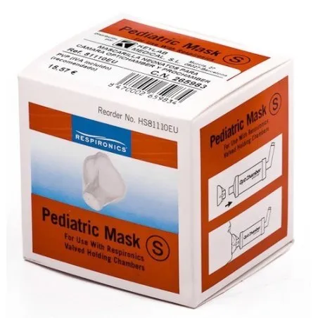 Prochamber mascarilla para inhalador pediatrica pq&ntilde;. Prochamber - 1