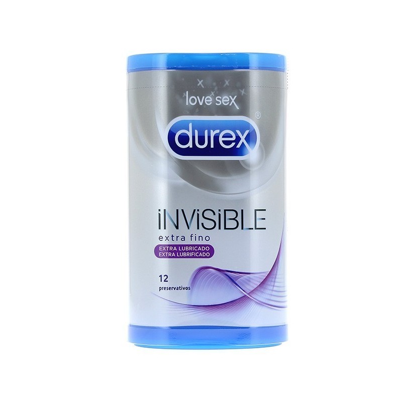 Preserva.durex invisible lubricado 12uds Durex - 1