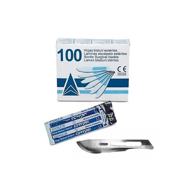 Hojas bisturi corysan esteril n.22 100 u Corysan - 1