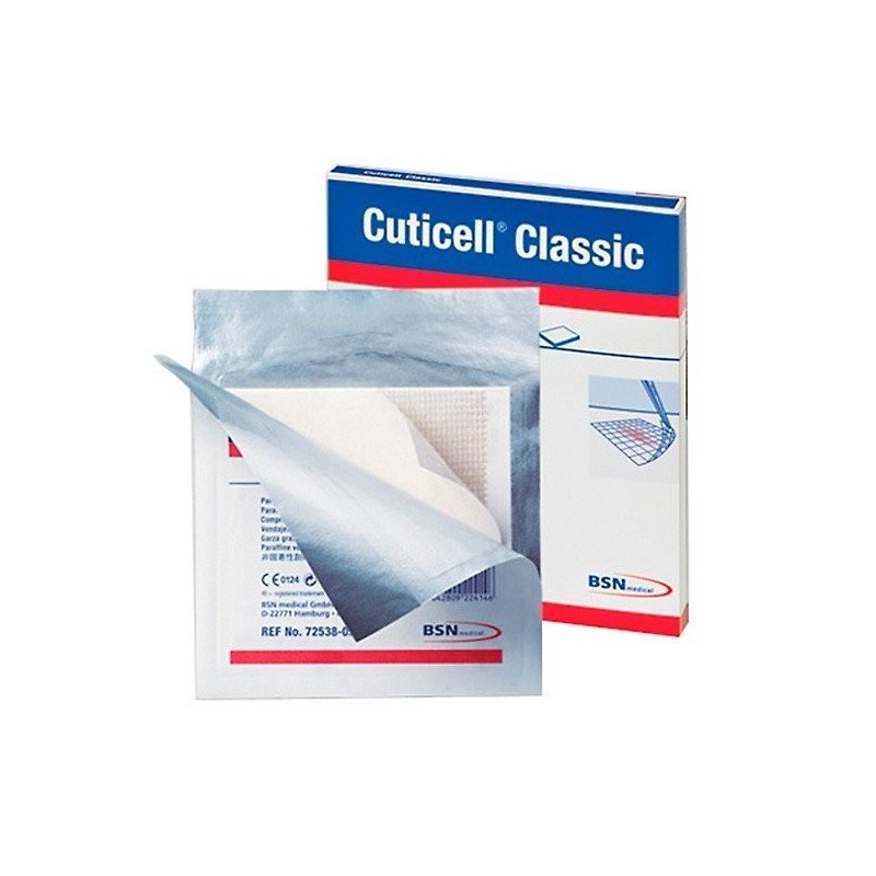 Cuticell gasa parafinada 10 x 10cm 5uds Cuticell - 1