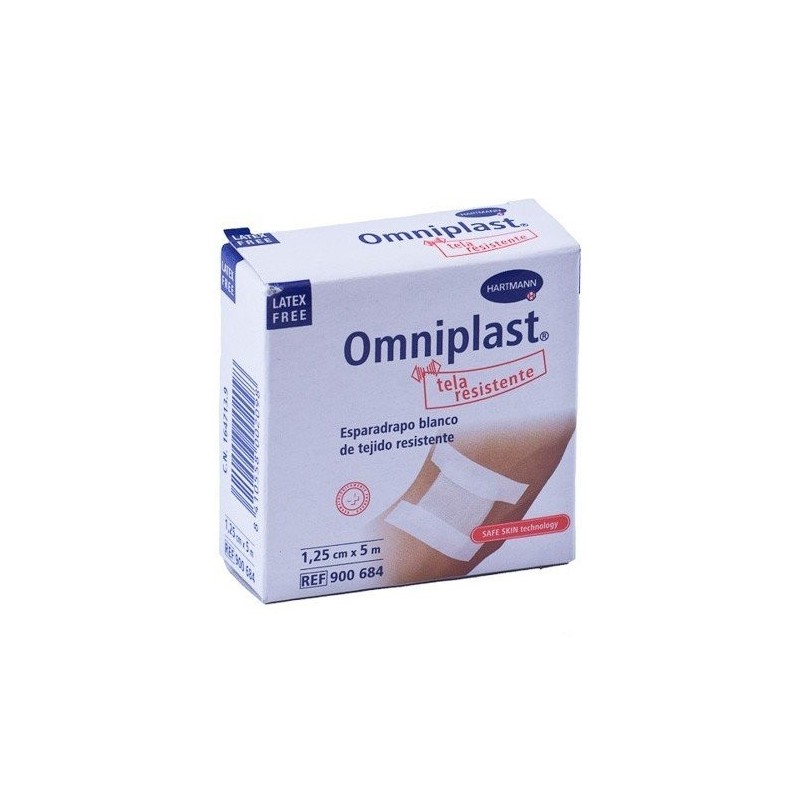 Esparadrapo omniplast tela blanco 5x1,25 Omniplast - 1