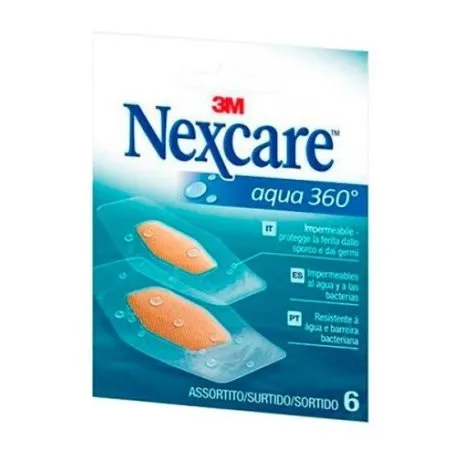Nexcare aqua 360&ordm; surtidas 6 apositos Nexcare - 1