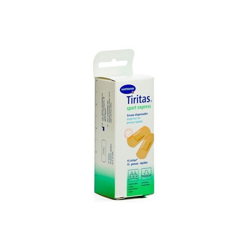 Tiritas sport express 25x72 mm. 15 uds Hartmann - 1