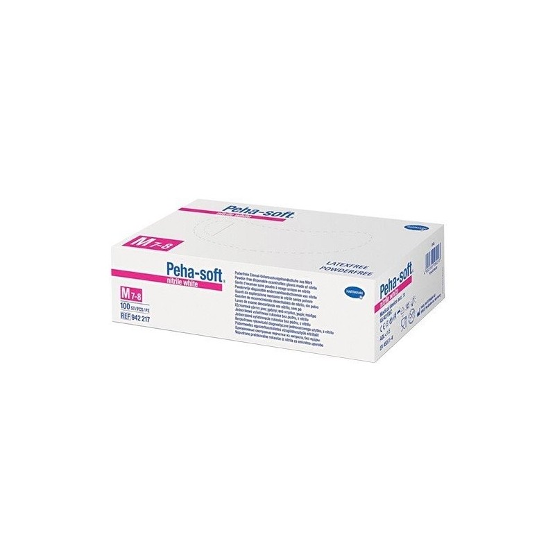 Guantes peha-soft nitrilo blanco t/m 100 Peha-Soft - 1