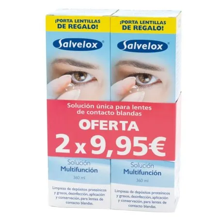 Salvelox soluci&oacute;n multifuncion 2x360ml Salvelox - 1