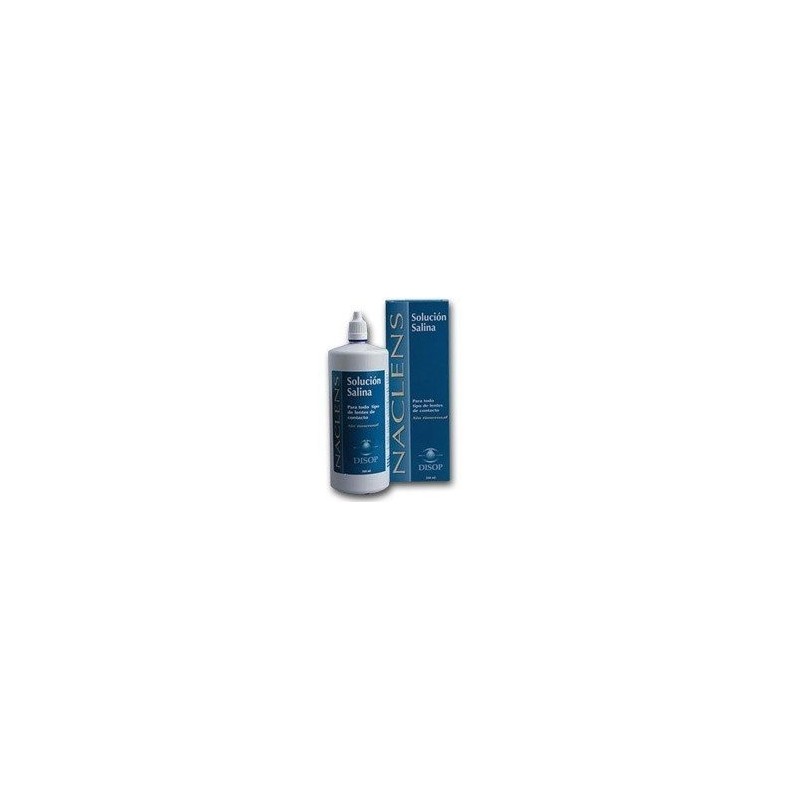 Naclens solución salina para lentes de contacto 360ml Disop - 1