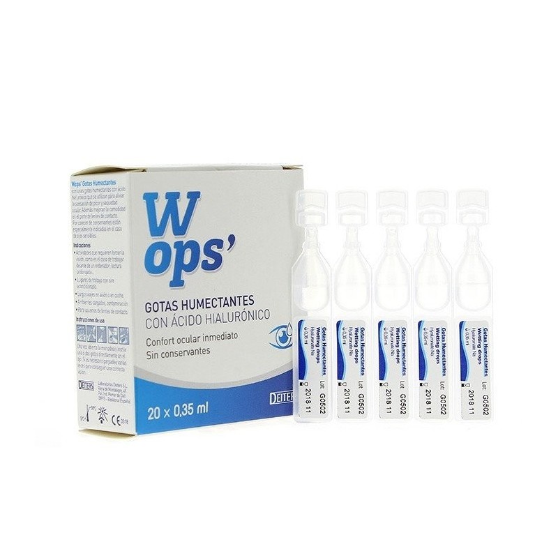 Wops gotas humectantes 0,35 ml x 20 mono Deiters - 1