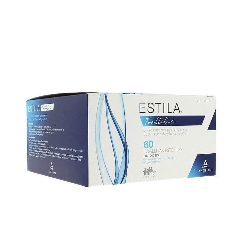 Estila parpados/pestañas 60 toallitas Estila - 1