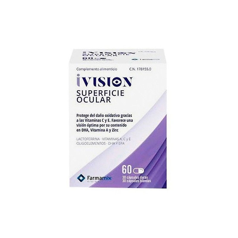 Ivision superficie ocular 30 cápsulas duras+ 30 cápsulas blandas Ivision - 1