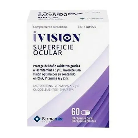Ivision superficie ocular 30 c&aacute;psulas duras+ 30 c&aacute;psulas blandas Ivision - 1