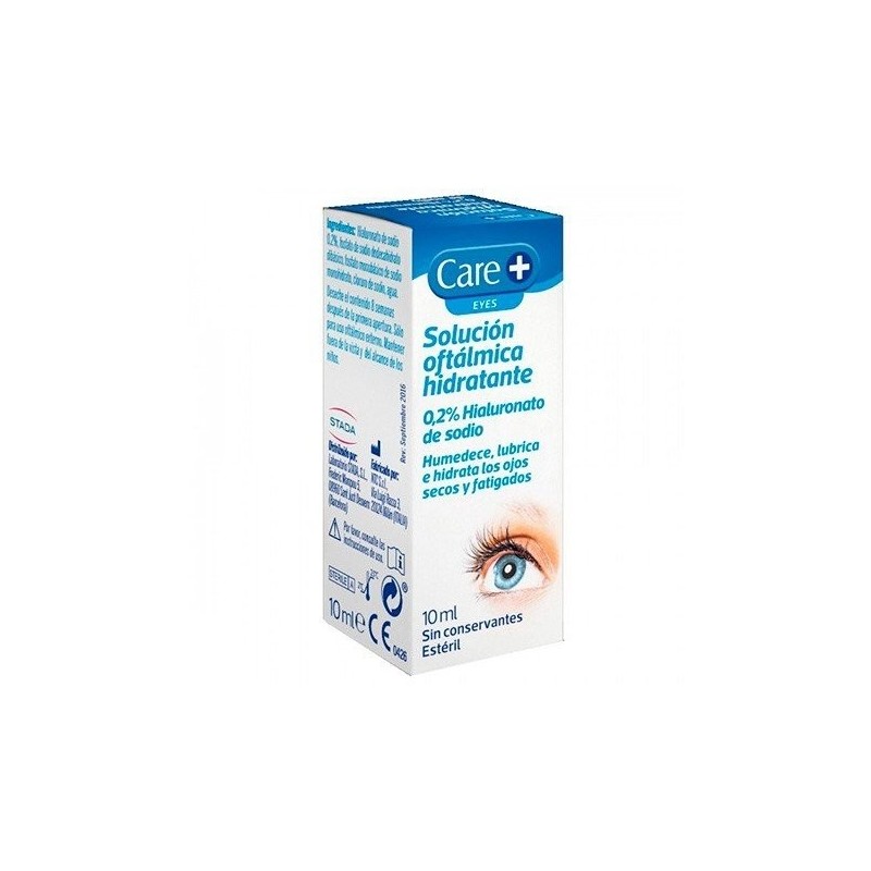 Care+sol.oftal.hidrat.hialuron 0,2% 10 m Care+ - 1