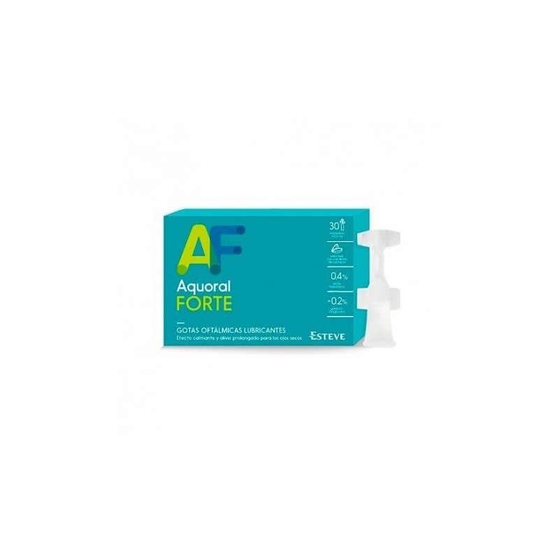 Aquoral forte lubricante ocular solución monodosis Aquoral - 1
