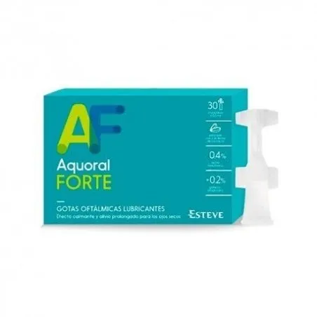 Aquoral forte lubricante ocular soluci&oacute;n monodosis Aquoral - 1