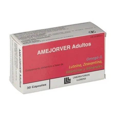 Amejorver adultos 30 capsulas blandas Llorens - 1