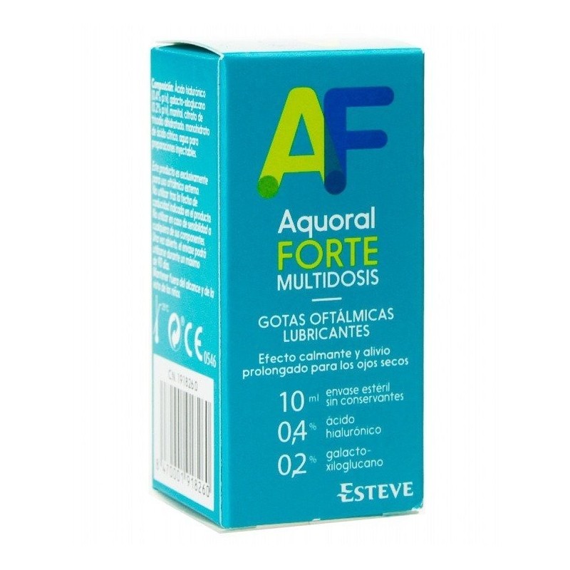 Aquoral forte lubricante ocular solución multidosis Aquoral - 1