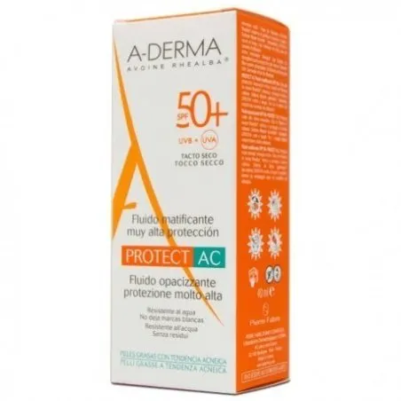 Aderma protect-ac fluid matific 50+ 40ml Aderma - 1