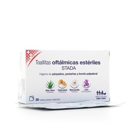 Care+ toallitas oftálm esteril stada 30u Care+ - 1