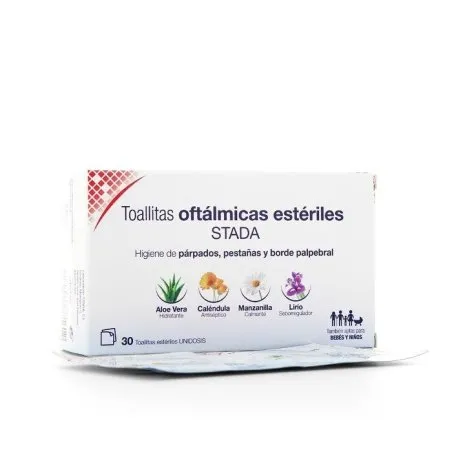 Care+ toallitas oft&aacute;lm esteril stada 30u Care+ - 1