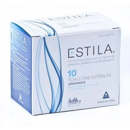 Estila parpados/pesta&ntilde;as 10 toallitas Estila - 1